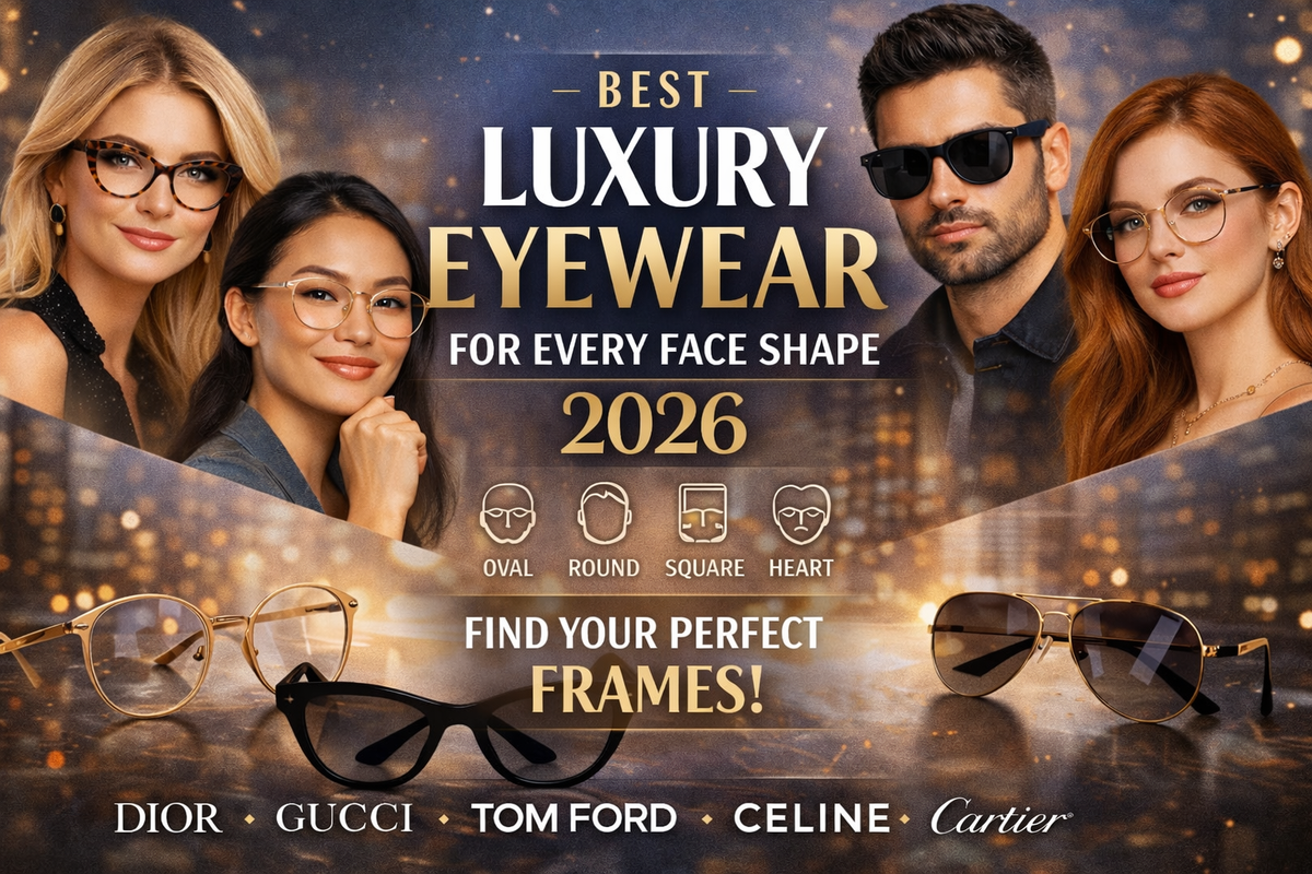 Best Luxury Eyewear Frames for Every Face Shape 2026: Complete Guide